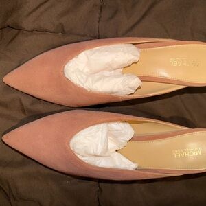 Michael Kors Women's Blush Suede Heels